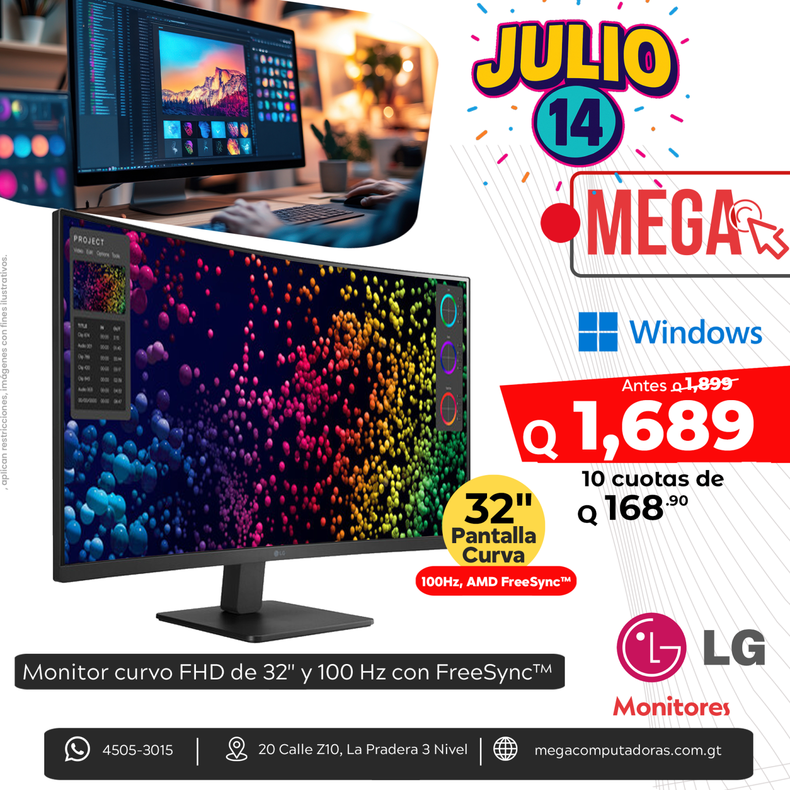 Computadora de escritorio - Mega Computadoras