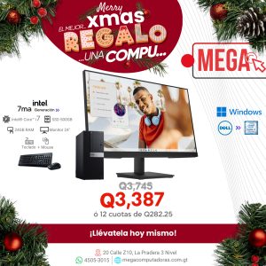 Dell OptiPlex 3050 7050 MT Core i7 7ma Generación 24GB RAM, 500GB SSD Monitor 24 Pulgas Mouse y Teclado