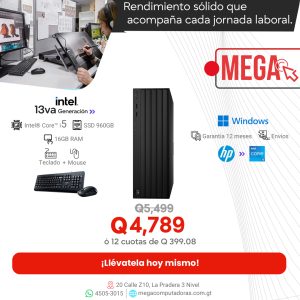 HP Engage Flex Pro-C G2 Intel Core i5 13va Generación 16GB RAM 960GB SSD, Windows 10 Ltsc Enterprise, Mouse y Teclado